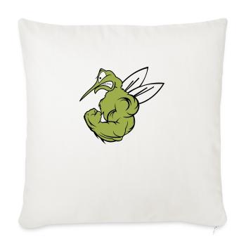 Moustique fort 02 - Housse de coussin décorative 45 x 45 cm - blanc nature - Devant
