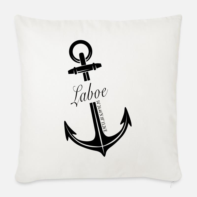 Laboe - Sofakissenbezug 45 x 45 cm - Naturweiß 