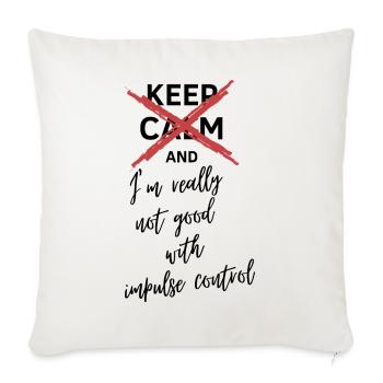 Vampire Academy Keep calm - Sofakissenbezug 45 x 45 cm - Naturweiß  - Vorne