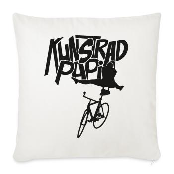 Artistic cycling, artistic cycling, indoor cycling - Sofa pillowcase 17,3'' x 17,3'' (45 x 45 cm) - natural white - Front
