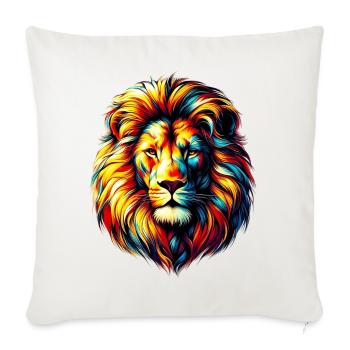 Lion - Sofa pillowcase 17,3'' x 17,3'' (45 x 45 cm) - natural white - Front