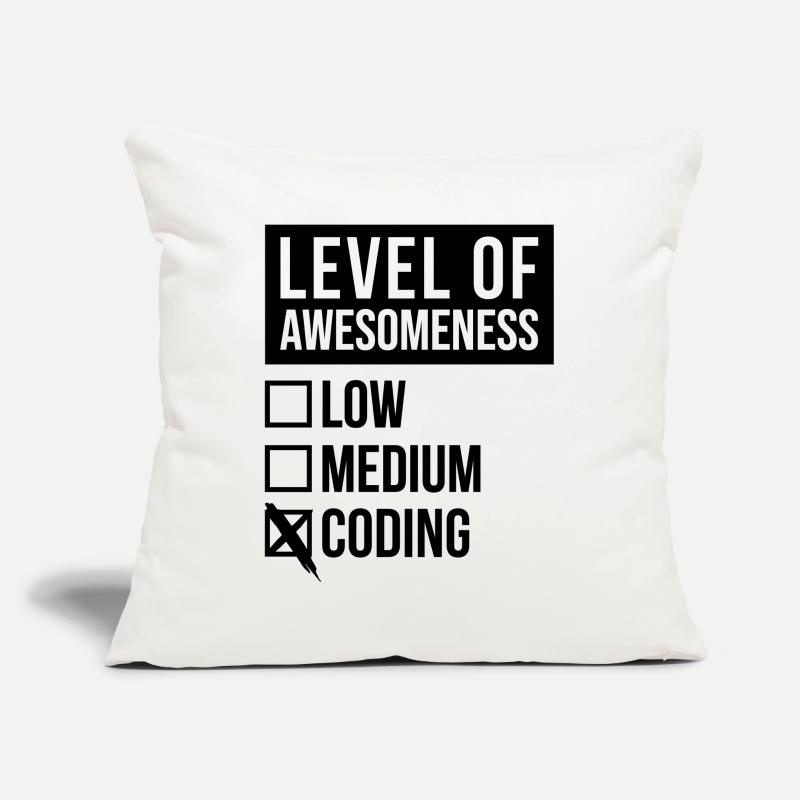 Coding Sofa pillowcase 17,3'' x 17,3'' (45 x 45 cm)