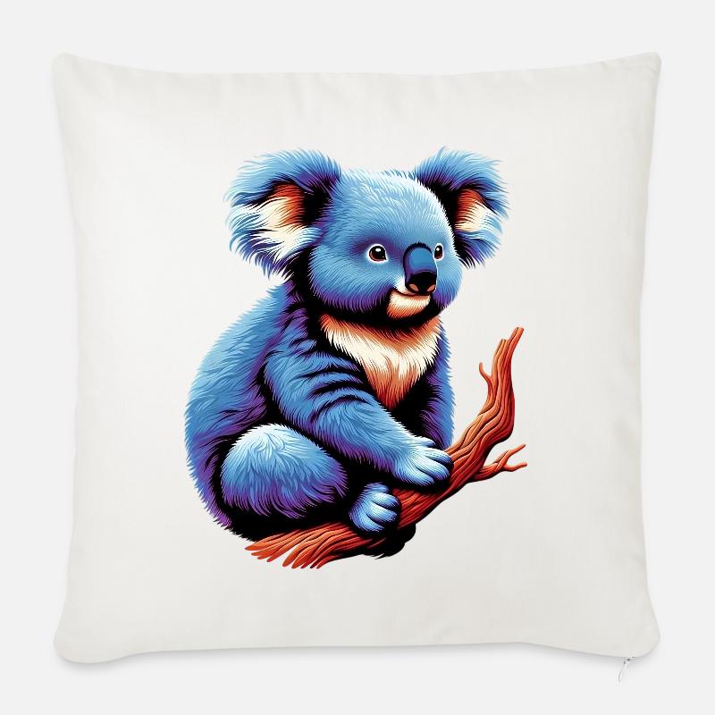 Koala - Sofakissenbezug 45 x 45 cm - Naturweiß 