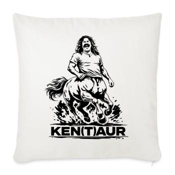 Kenta - Sofakissenbezug 45 x 45 cm - Naturweiß  - Vorne