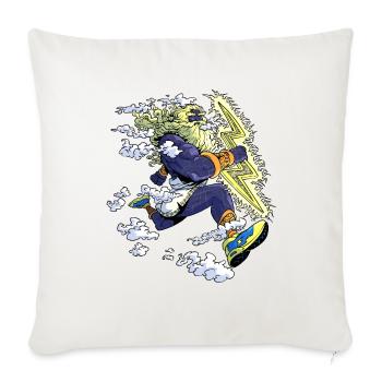 Zeus runner - Housse de coussin décorative 45 x 45 cm - blanc nature - Devant