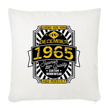1965 DECEMBER - Sofa pillowcase 17,3'' x 17,3'' (45 x 45 cm) - natural white - Front