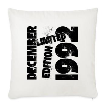 DECEMBRE 1992 LIMITED EDITION - Housse de coussin décorative 45 x 45 cm - blanc nature - Devant