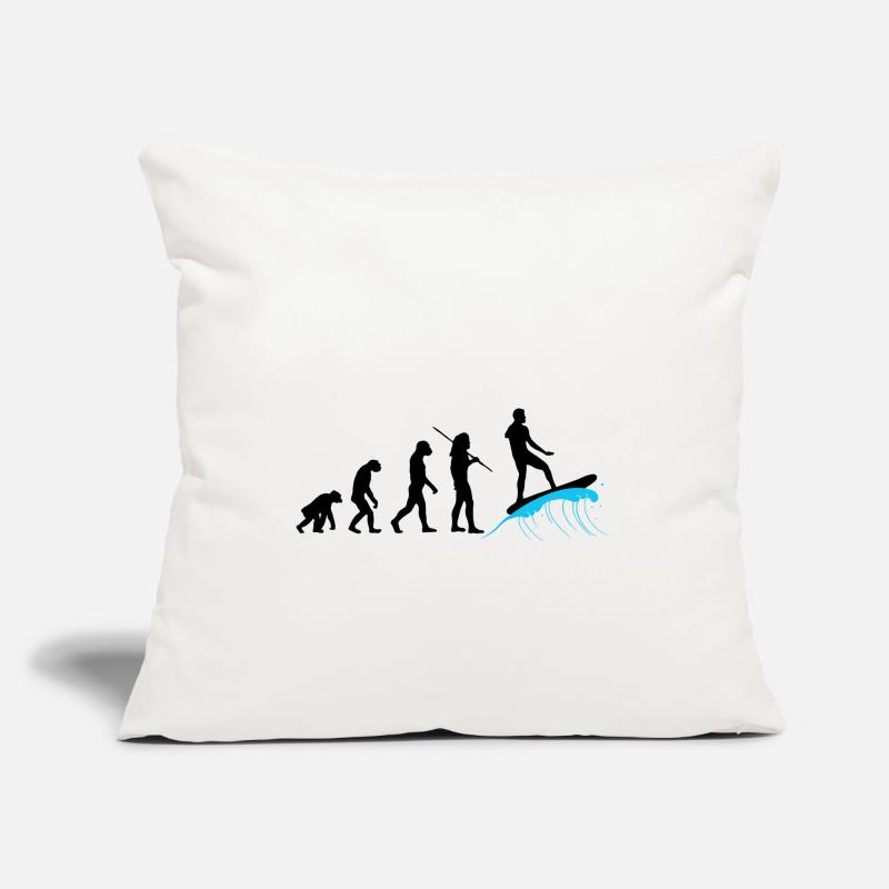 Évolution - Surf Housse de coussin décorative 45 x 45 cm