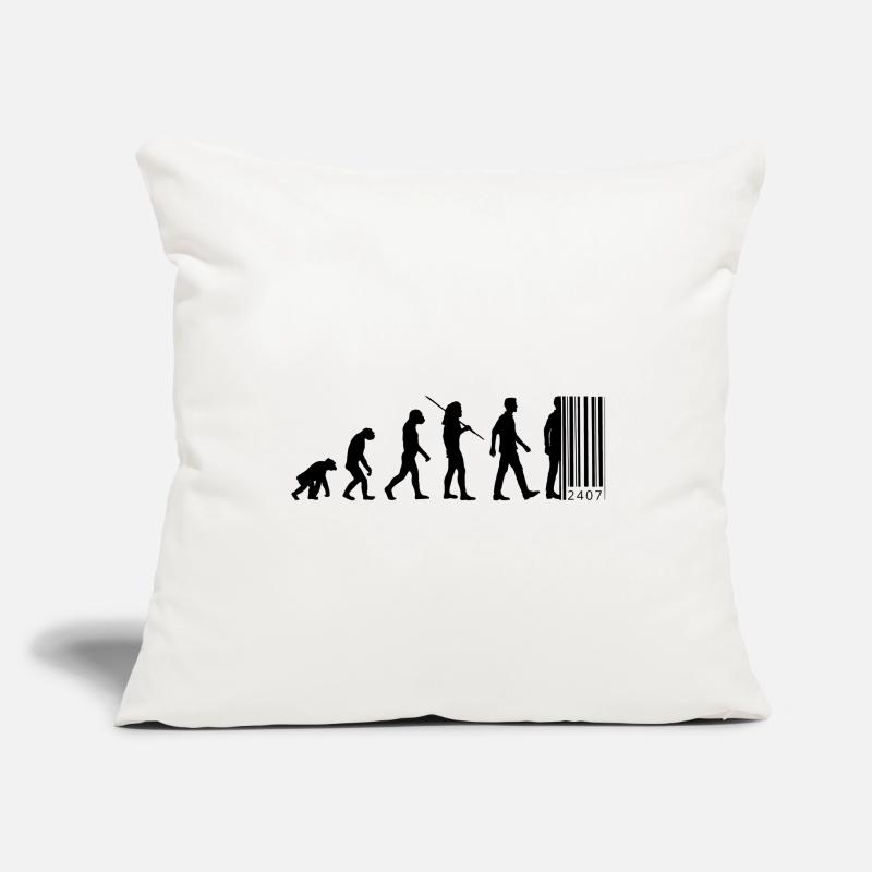 Evolution - barcode Sofa pillowcase 17,3'' x 17,3'' (45 x 45 cm)