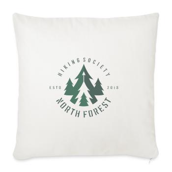 FOREST - Housse de coussin décorative 45 x 45 cm - blanc nature - Devant