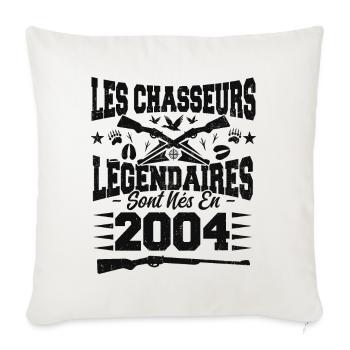 Chasseur légendaire nées en 1995 anniversaire - Housse de coussin décorative 45 x 45 cm - blanc nature - Devant