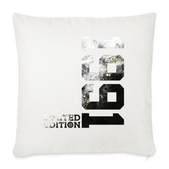 35E ANNIVERSAIRE 35 ANS ÉDITION LIMITÉE 1991 - Housse de coussin décorative 45 x 45 cm - blanc nature - Devant