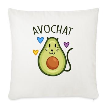 Avochat - Sofa pillowcase 17,3'' x 17,3'' (45 x 45 cm) - natural white - Front