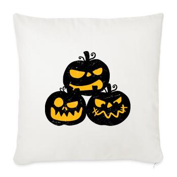 halloween cadeau - Housse de coussin décorative 45 x 45 cm - blanc nature - Devant