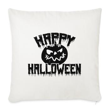 Happy halloween - Housse de coussin décorative 45 x 45 cm - blanc nature - Devant
