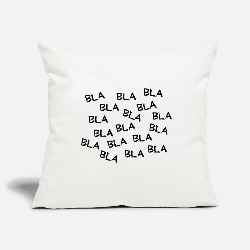 Bla blah blah oder blah blah blah. Gute oder fake news. Sofakissenbezug 45 x 45 cm