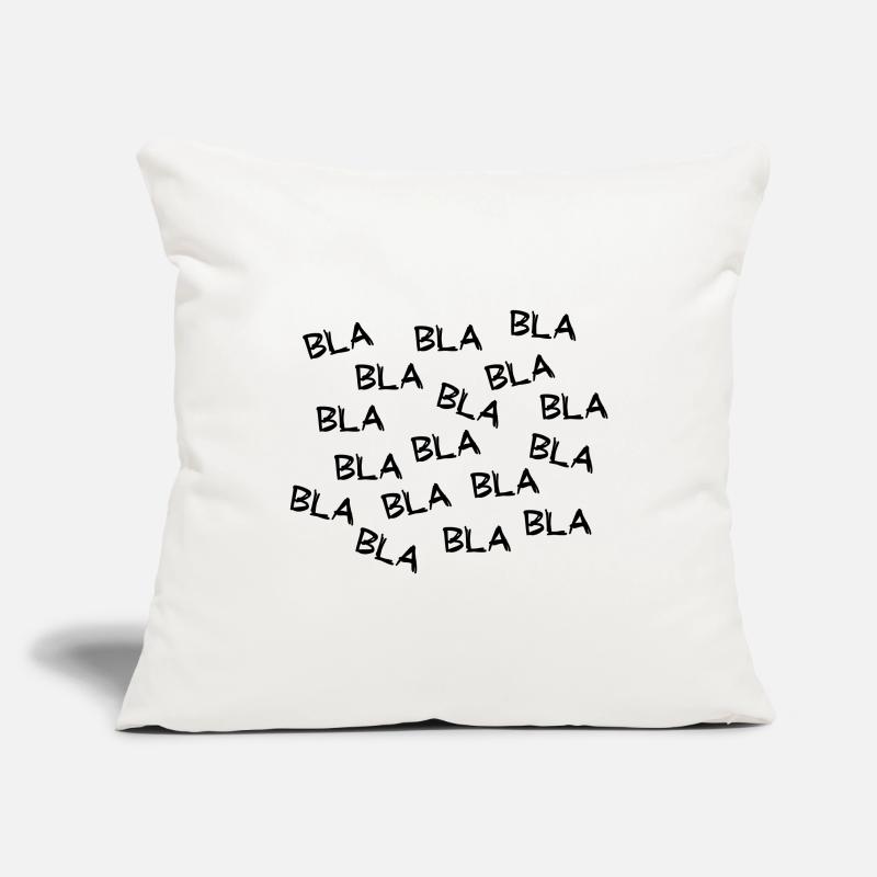 Bla blah blah oder blah blah blah. Gute oder fake news. Sofakissenbezug 45 x 45 cm
