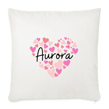 J’adore Aurora - Housse de coussin décorative 45 x 45 cm - blanc nature - Devant