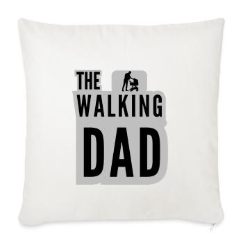 The Walking Dad Stroller Baby Black Grey - Sofa pillowcase 17,3'' x 17,3'' (45 x 45 cm) - natural white - Front