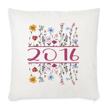 2016 Legendär Seit 2016 Geburtstag 2016 Frauen - Sofakissenbezug 45 x 45 cm - Naturweiß  - Vorne