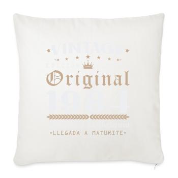 Vinatge 1984 Birthday Gift - Sofa pillowcase 17,3'' x 17,3'' (45 x 45 cm) - natural white - Front