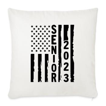 Senior 2023 - Sofa pillowcase 17,3'' x 17,3'' (45 x 45 cm) - natural white - Front