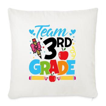 Team 3rd Year - Sofa pillowcase 17,3'' x 17,3'' (45 x 45 cm) - natural white - Front