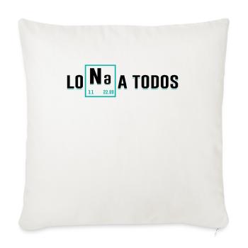Lona Un Elemento De Sodio Todos - Housse de coussin décorative 45 x 45 cm - blanc nature - Devant