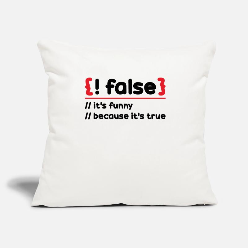 Programmierer Programmierung Software Coding Encoder Sofakissenbezug 45 x 45 cm