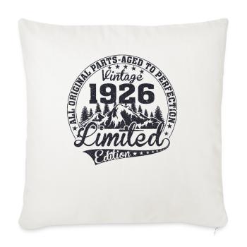 Vintage 1926 Limited Edition - Sofa pillowcase 17,3'' x 17,3'' (45 x 45 cm) - natural white - Front