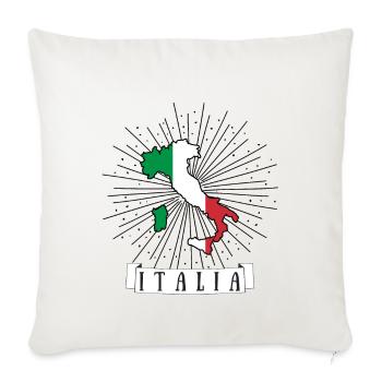 Italy flag Italian Italia gift - Sofa pillowcase 17,3'' x 17,3'' (45 x 45 cm) - natural white - Front