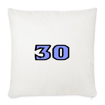 30. 30 YEARS. 30th ANNIVERSARY. 30TH ANNIVERSARY. - Sofa pillowcase 17,3'' x 17,3'' (45 x 45 cm) - natural white - Front