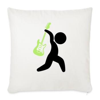 Rockstar (2c)++2013 - Sofa pillowcase 17,3'' x 17,3'' (45 x 45 cm) - natural white - Front
