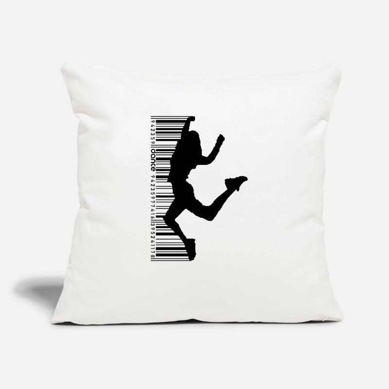 Danseuse dans le QR-Code Style (2) Housse de coussin décorative 45 x 45 cm