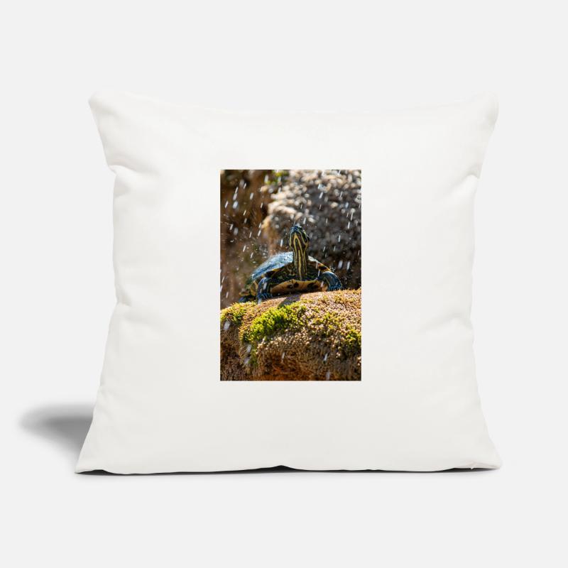 Trachemys scripta scripta scripta Housse de coussin décorative 45 x 45 cm
