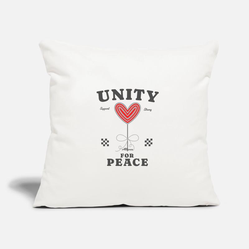 Unity for Peace Sofa pillowcase 17,3'' x 17,3'' (45 x 45 cm)