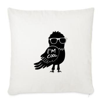 I m Cool Sayings Keep Cool - Sofa pillowcase 17,3'' x 17,3'' (45 x 45 cm) - natural white - Front