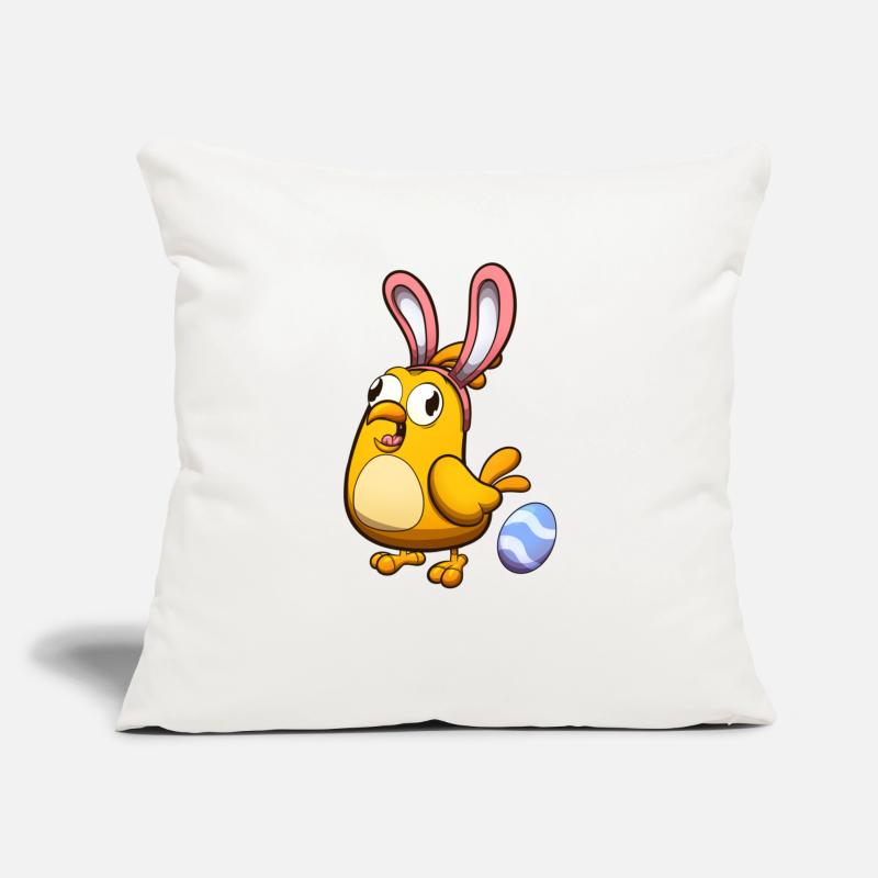 Cute Little Easter Chick With Rabbit Ears Sofa pillowcase 17,3'' x 17,3'' (45 x 45 cm)