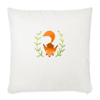 Wildtiere - Sofakissenbezug 45 x 45 cm - Naturweiß  - Vorne