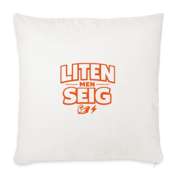 Klein, aber oho! - Sofakissenbezug 45 x 45 cm - Naturweiß  - Vorne
