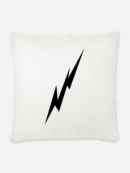 Blitz - Sofakissenbezug 45 x 45 cm - Naturweiß