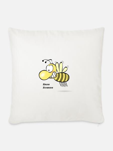 Emse Bremse - Sofakissenbezug 45 x 45 cm - Naturweiß 