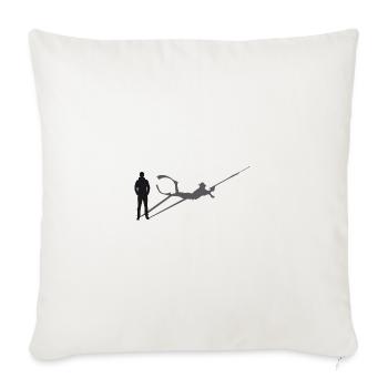 Shadow Spearfish - Sofa pillowcase 17,3'' x 17,3'' (45 x 45 cm) - natural white - Front