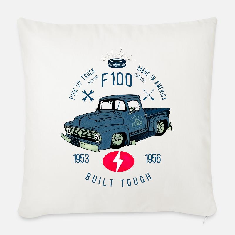 F100 Built Tough - Sofakissenbezug 45 x 45 cm - Naturweiß 
