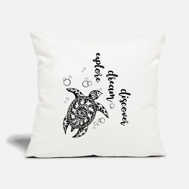 Explore Dream Discover Sofa pillowcase 17,3'' x 17,3'' (45 x 45 cm)