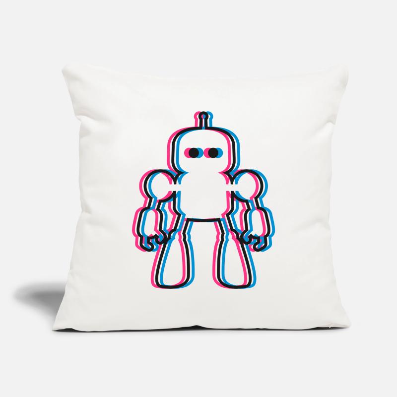 Robot 3D Effect AI Sci-Fi Sofa pillowcase 17,3'' x 17,3'' (45 x 45 cm)