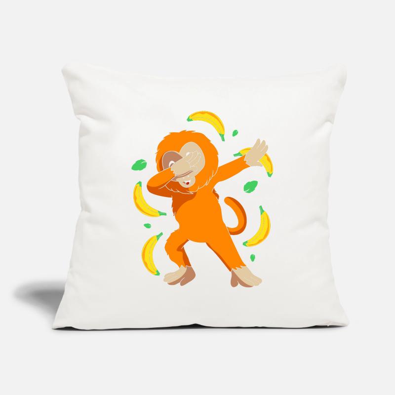 Tamarin Monkey Monkey Monkey Monkey Face Sofa pillowcase 17,3'' x 17,3'' (45 x 45 cm)