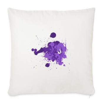 mixtura - violet - Housse de coussin décorative 45 x 45 cm - blanc nature - Devant
