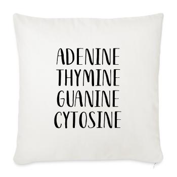 Biology Science DNA Student Gift - Sofa pillowcase 17,3'' x 17,3'' (45 x 45 cm) - natural white - Front