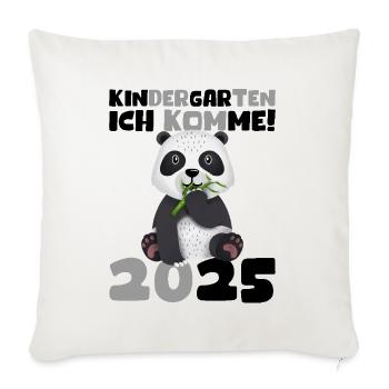 kiKindergarten 2025 Kids Gift Kita 2025 Decoration - Sofa pillowcase 17,3'' x 17,3'' (45 x 45 cm) - natural white - Front